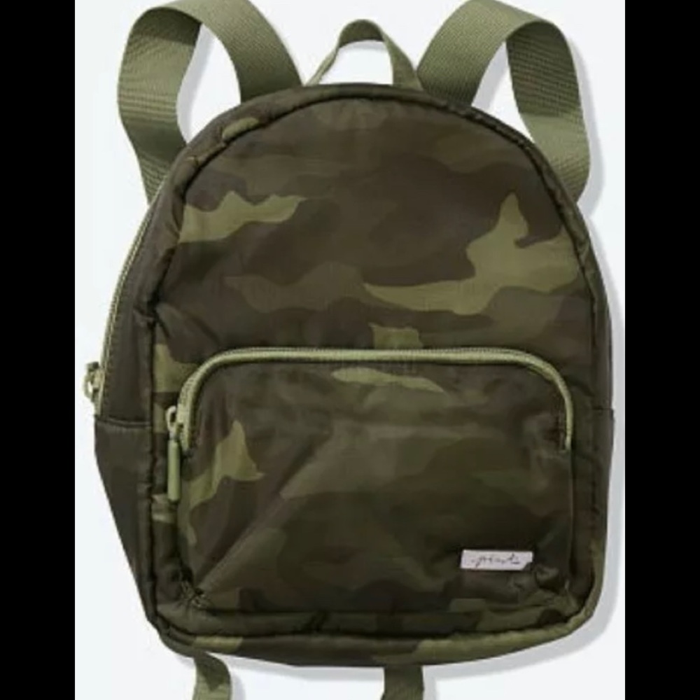 Victoria’s Secret Pink Camo camouflage MINI Backpack NWT